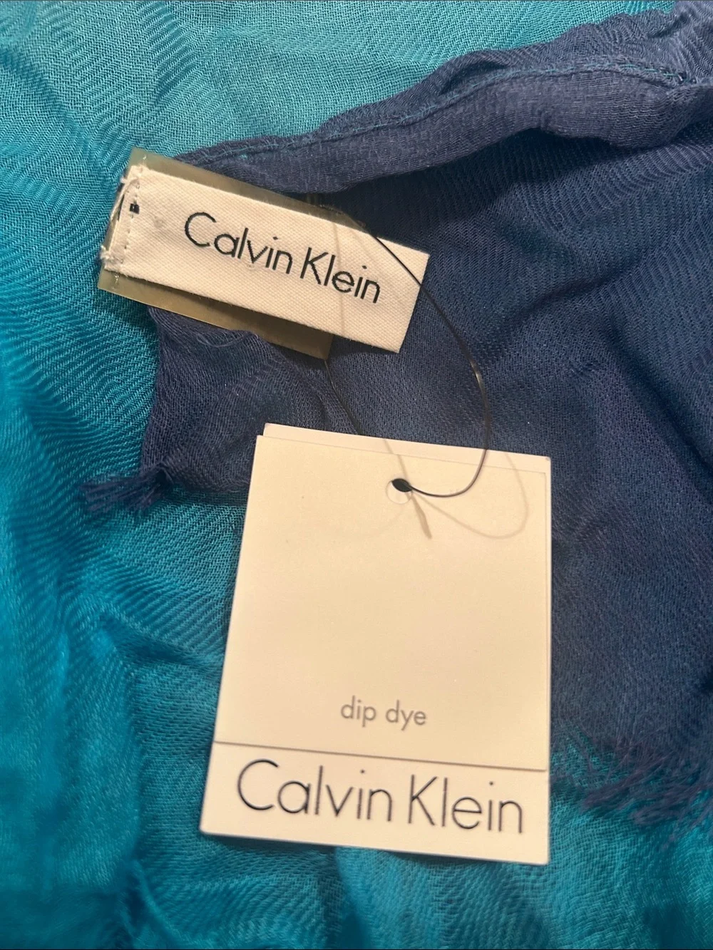 Calvin Klein Dip Dye Scarf NWT